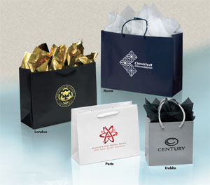 Custom Printed Matte Eurotote Shopping Bags