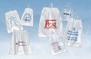 Plastic/Cotton Draw Bags