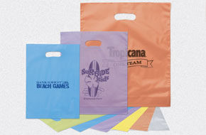 Frosted Brite Die Cut Bags