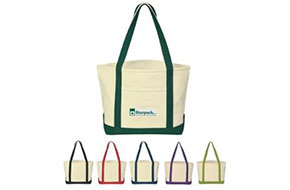 Cotton Canvas Boat Totes