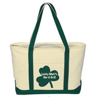Custom Printed Large Heavy Cotton Canvas Boat Tote Bags