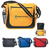 Custom Printed Messenger Bags with Matching Striped Handles