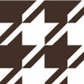 Brown Houndstooth